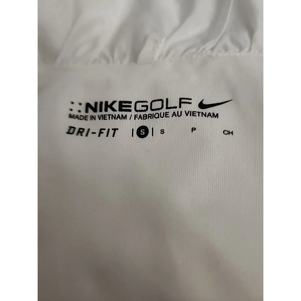 Nike Golf Jacket Vest Womens Small Ivory Puffy Removable Sleeves Pickle‎ ball S